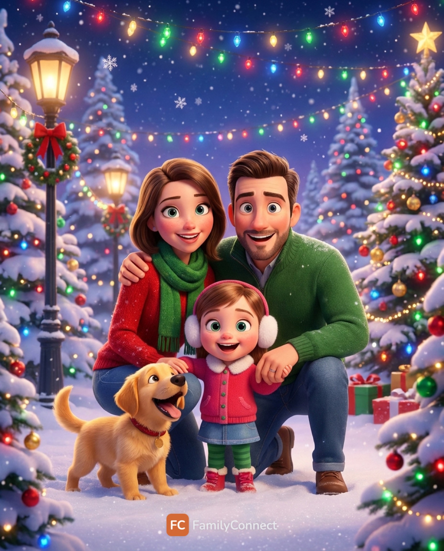 FamilyConnect — AI-generated family portrait 2