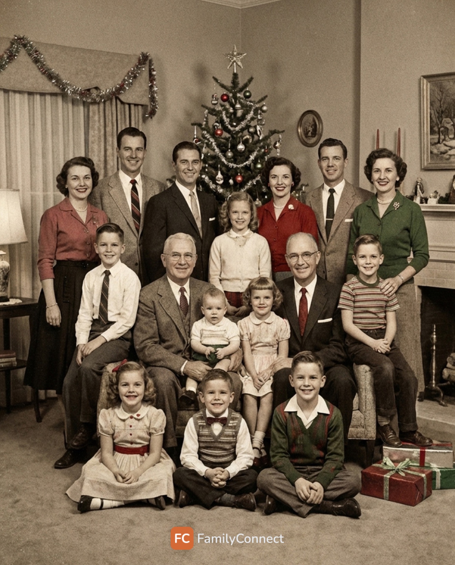 FamilyConnect — AI-generated family portrait 5