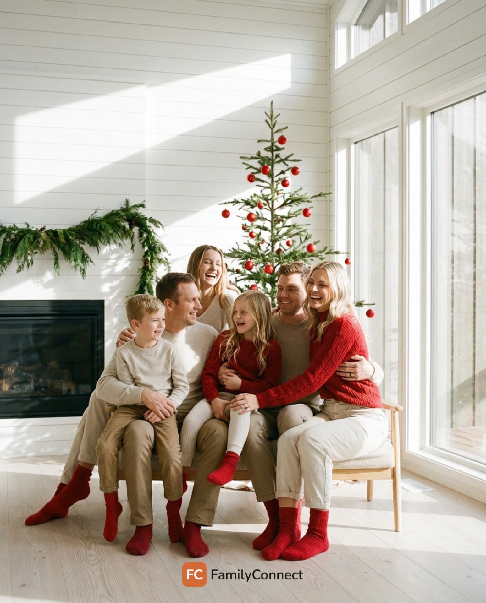 FamilyConnect — AI-generated family portrait 6