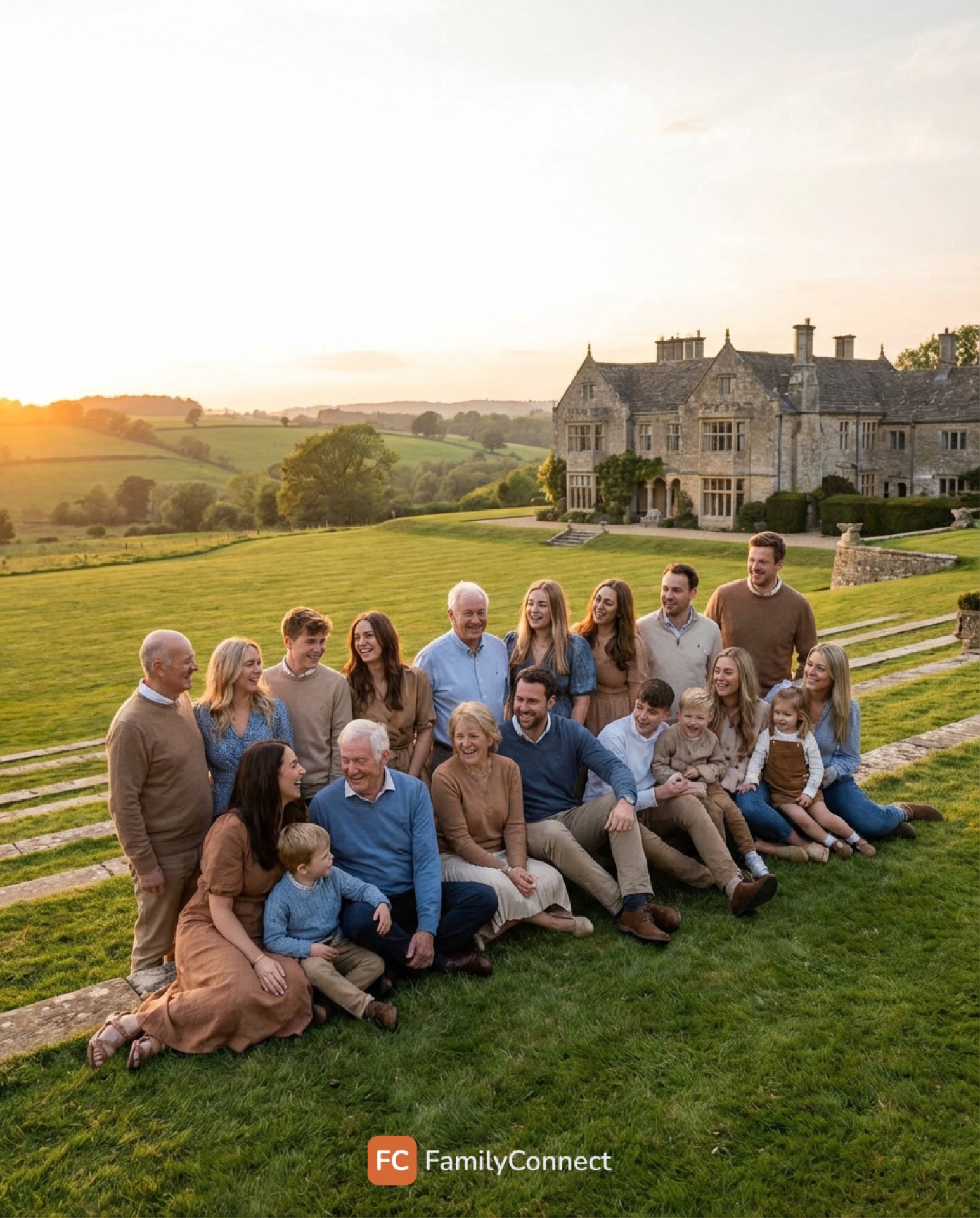 FamilyConnect — AI-generated family portrait 12