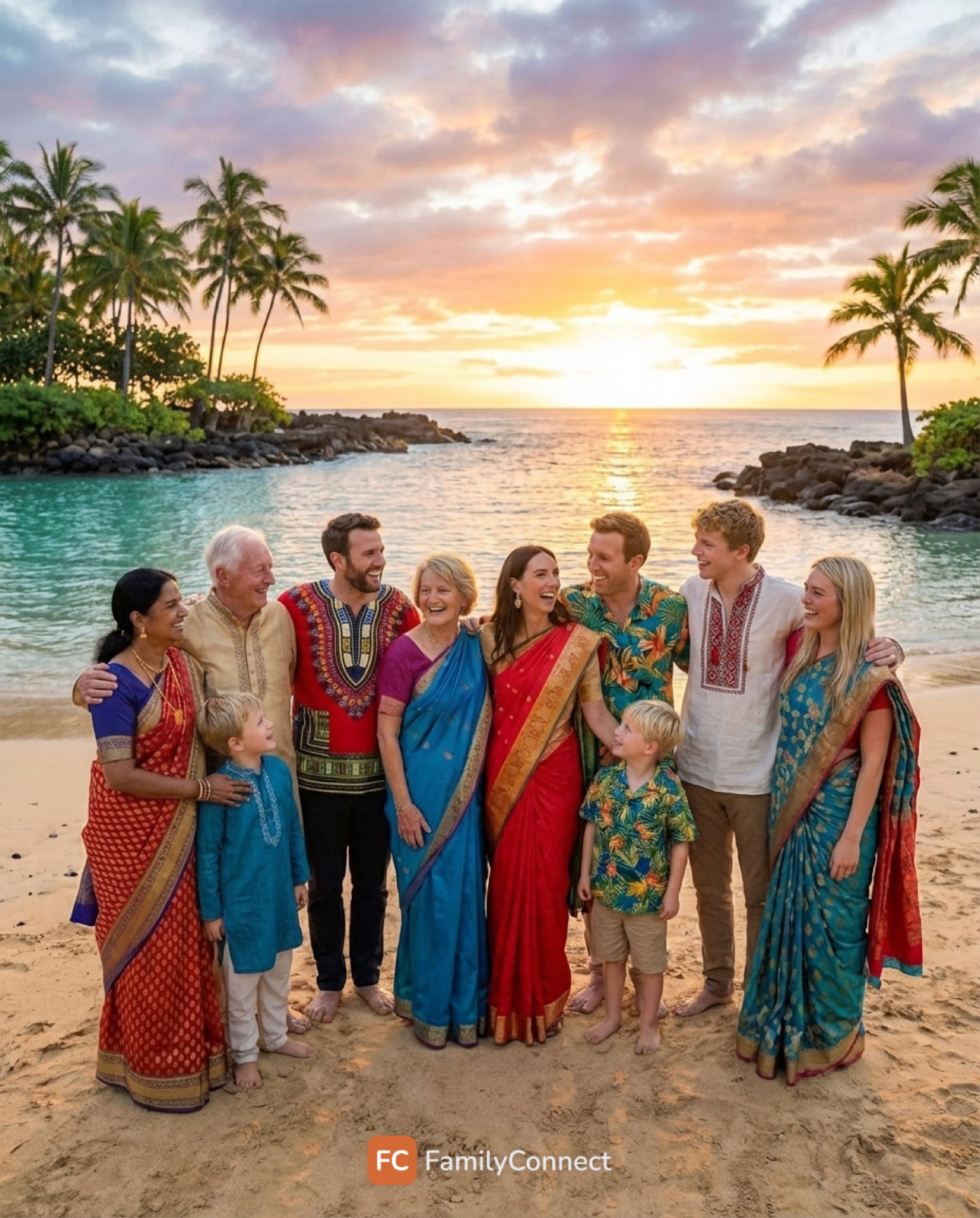 FamilyConnect — AI-generated family portrait 14