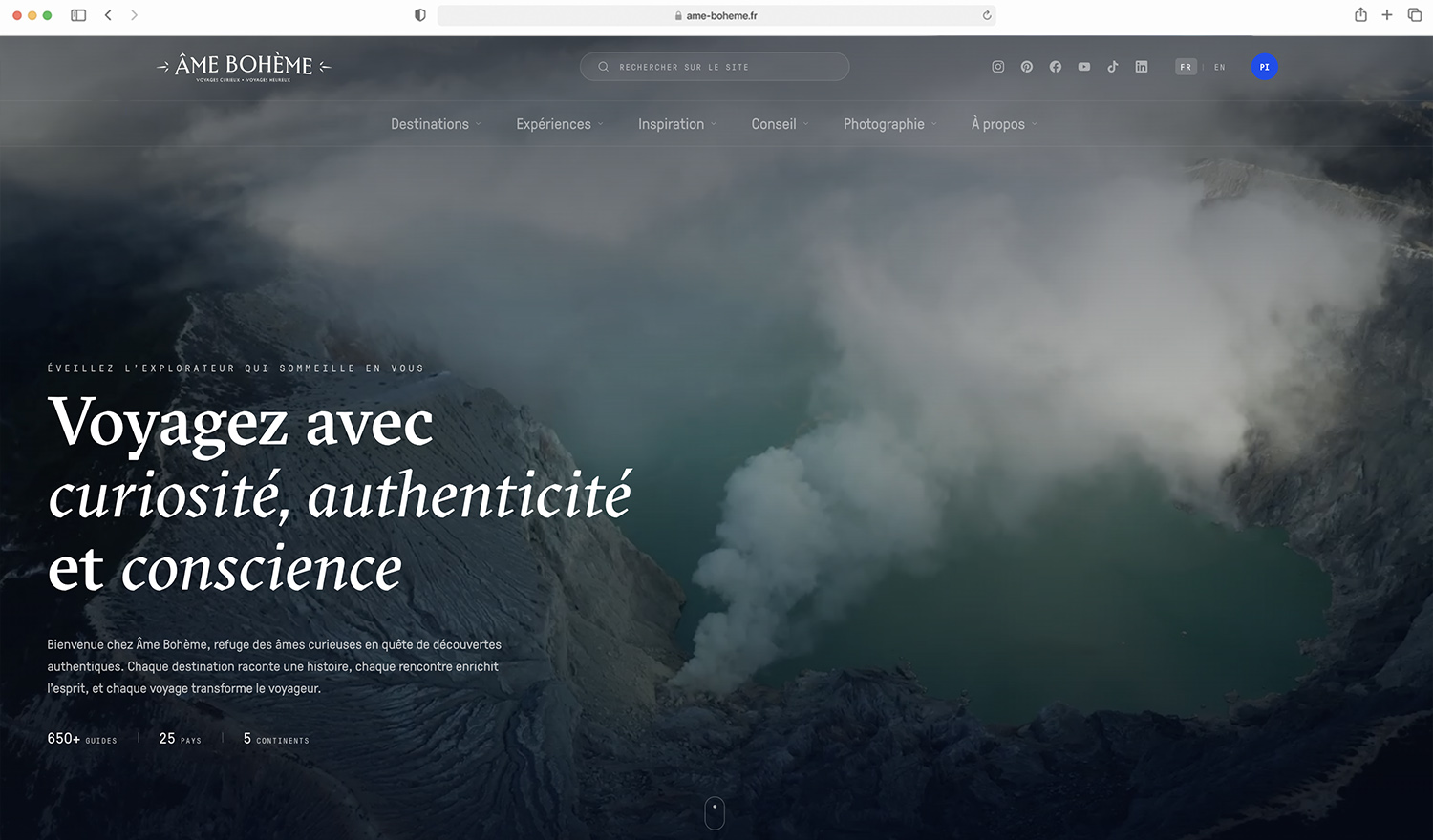 Âme Bohème — new homepage